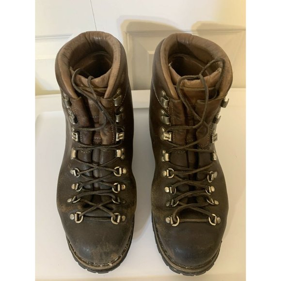 Vintage VASQUE Professional‎ Mountain Hiking Boots Men\'s 10 1/2 Brown main image 6